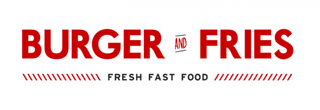 burger and fries enseigne