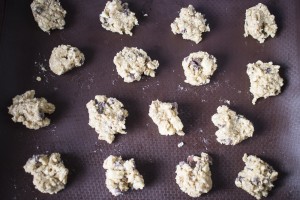 cookies avant cuisson