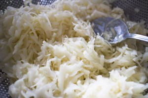 pommes de terre rapees pour rostis